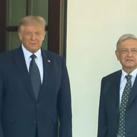 Donald Trump recibe a López Obrador en la Casa Blanca