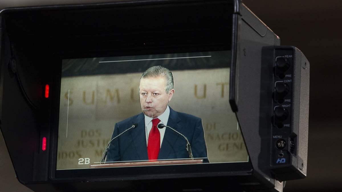 Conferencia de prensa realizada por el ministro presidente de la Corte, Arturo Zaldívar