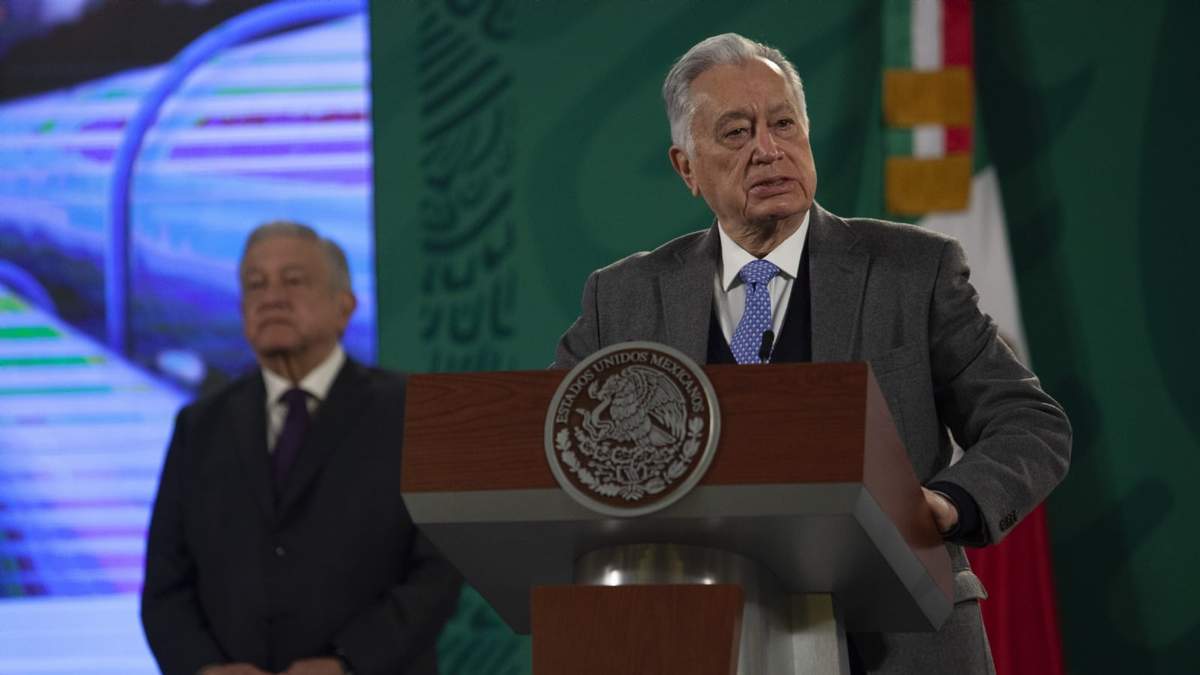 Bartlett y AMLO en una mañanera