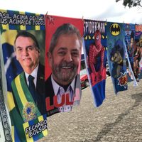 El aire electoral ya se respira en Brasil y un inusual objeto gana terreno en la calle: las toallas