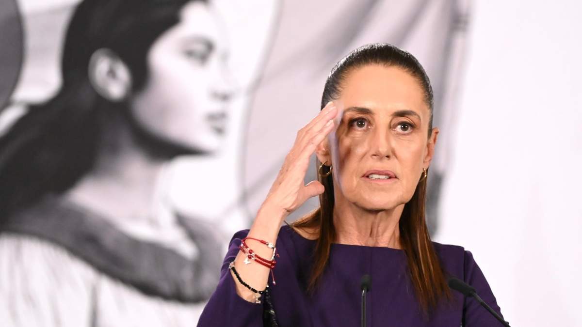 La presidenta Claudia Sheinbaum
