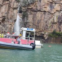 Hay 20 desaparecidos por caída de roca gigante en cañón de Brasil; suman 10 muertos