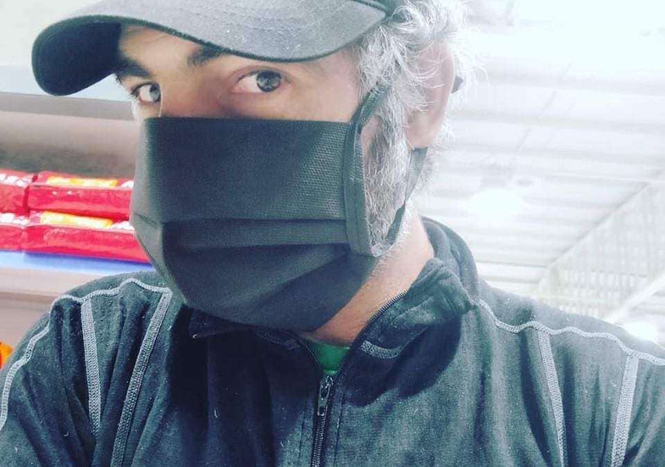 Reflexiones del escritor español en Zapala. Fuente: (Twitter)