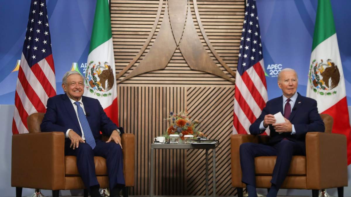 AMLO y Biden en San Francisco