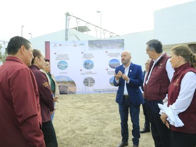 Supervisa Américo rehabilitación de tratadora de aguas residuales en Nuevo Laredo