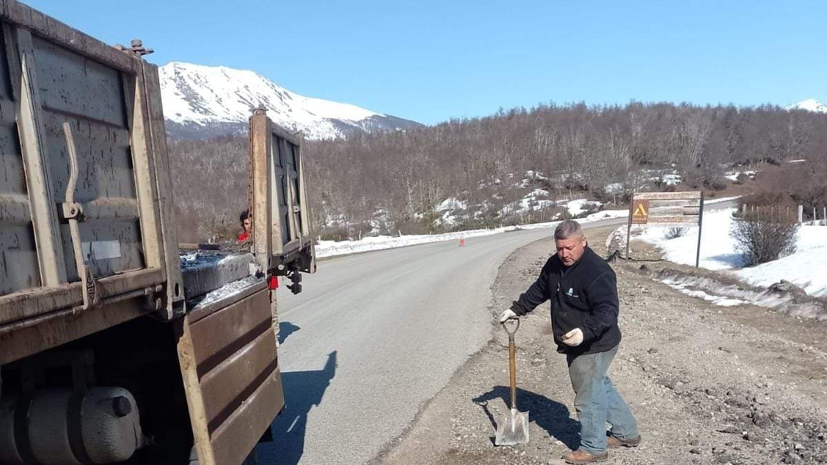 Reparación en sectores de las rutas nacionales. Fuente: (Vialidad Nacional).