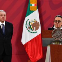Rosa Icela Rodríguez reaparece en público tras larga recuperación por covid-19