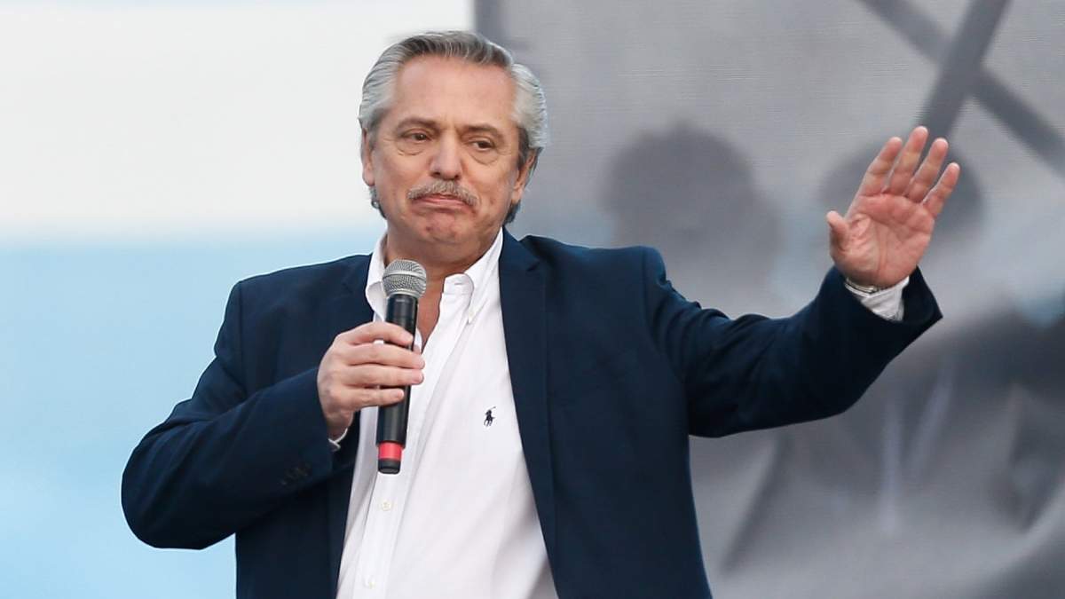 El presidente de la Nación, Alberto Fernández. Fuente: (Twitter)