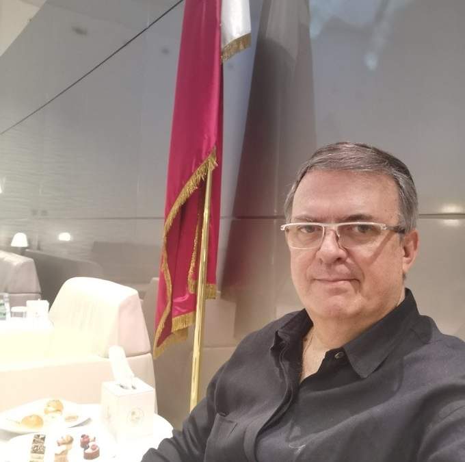 El canciller Marcelo Ebrard Casaubón en Qatar