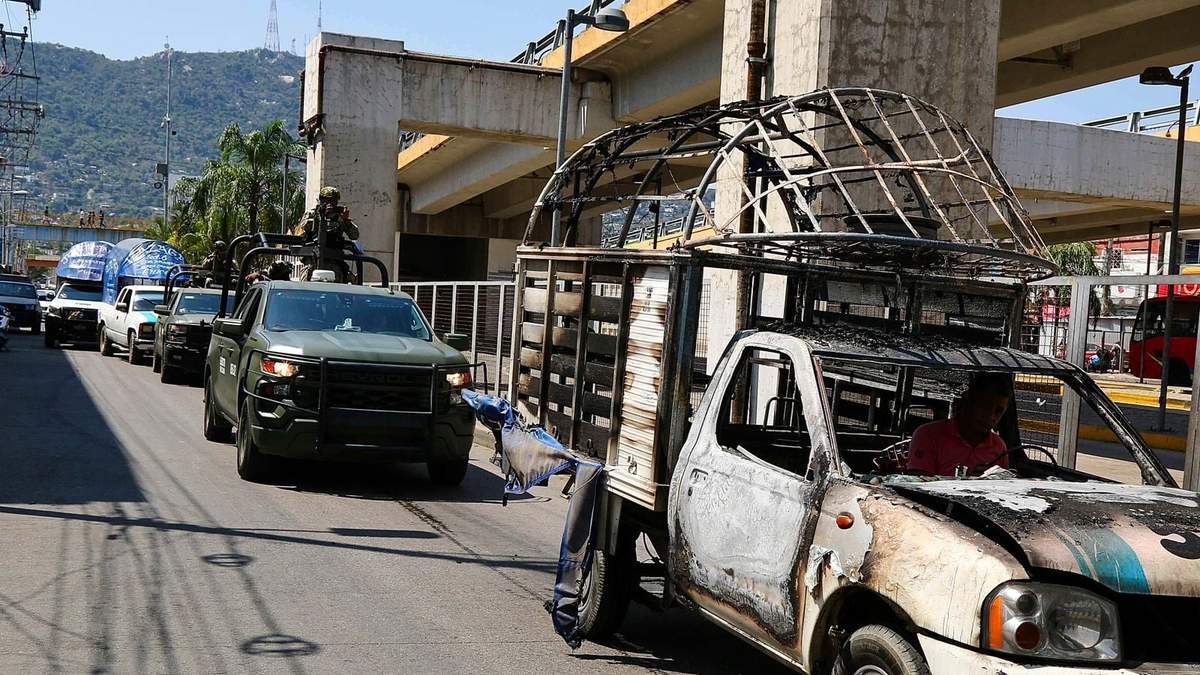 Hoy en Acapulco fueron incendiados varios vehículos