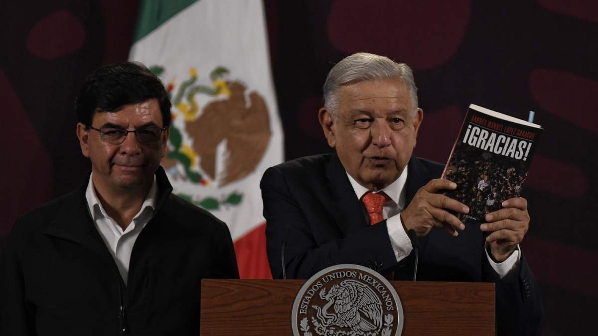 Jesús Ramírez Cuevas, vocero presidencial, y López Obrador