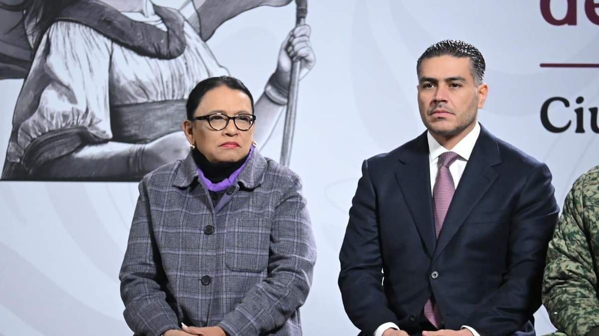 Los titulares de Gobernación, Rosa Icela Rodríguez, y de Seguridad, Omar García Harfuch