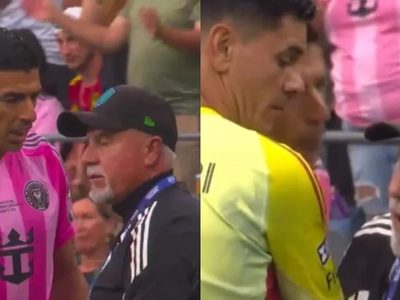 Luis Suárez se disculpa por escupir a personal del Sounders tras perder la final de Leagues Cup