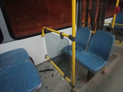 Preocupación por los "tiras piedras" de la ruta 7