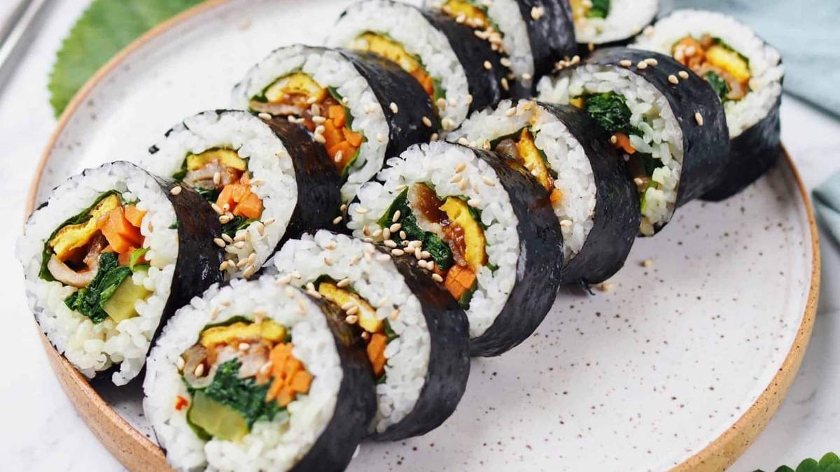 kimbap. Fuente: (Instagram)