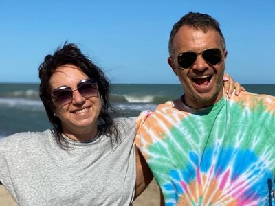 En medio de sus vacaciones, Sergio Lapegüe se sinceró y se le declaró así a Bochi, su mujer