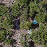 Utilizan drones en el Parque Nacional Lanín para detectar fogones en lugares no habilitados