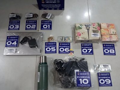 La policía desarticuló una banda delictiva y demoró a un hombre con pedido de captura