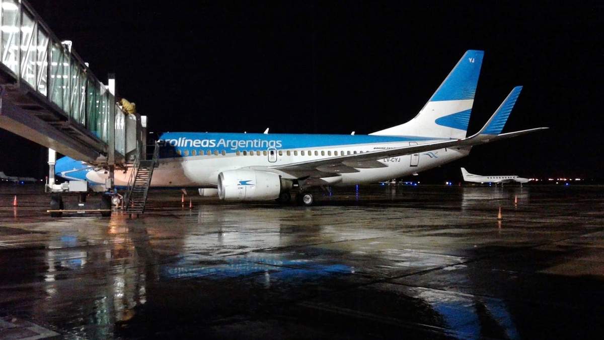 Aerolíneas Argentinas. Fuente: (Twitter)