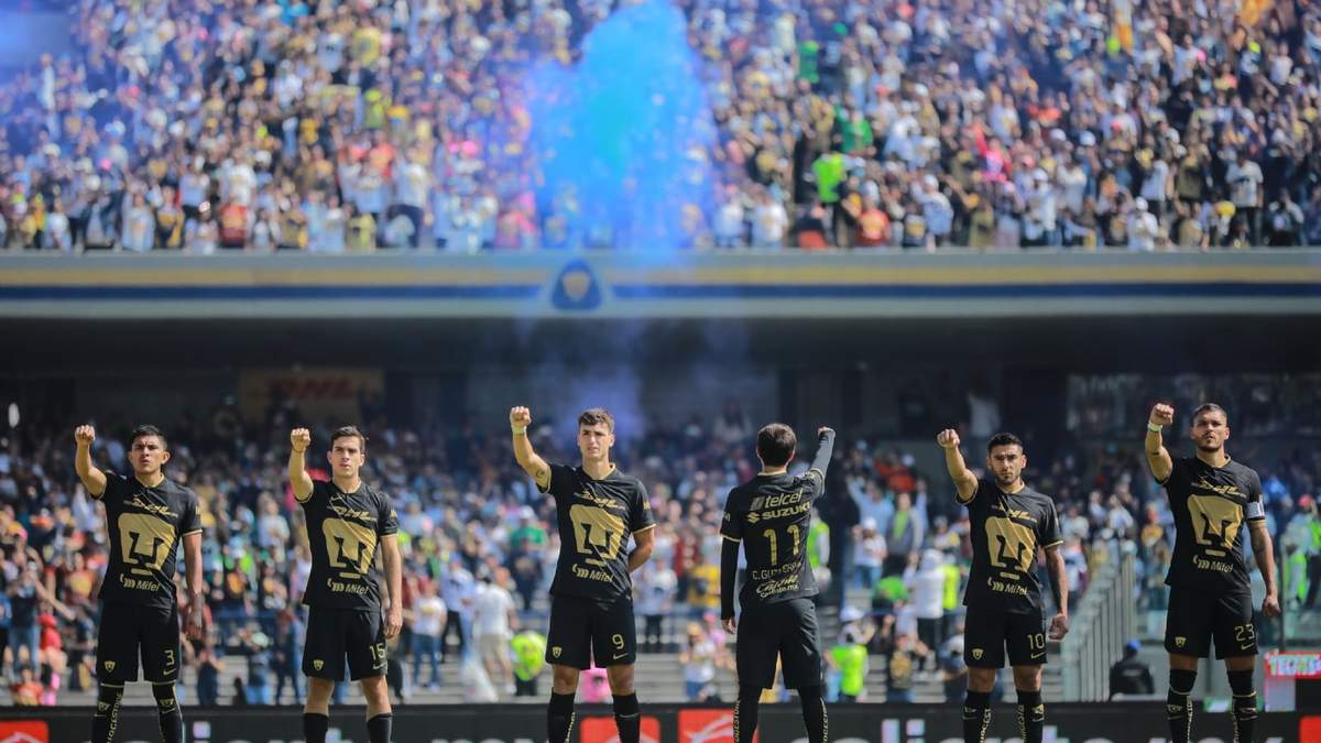 En el Estadio Olímpico Universitario
