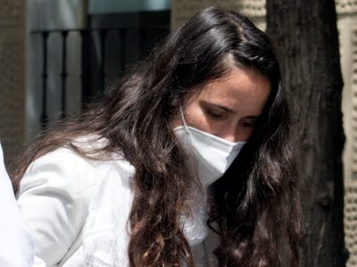 El último gesto que delata a Carolina Monje, tras el funeral de Álex Lequio