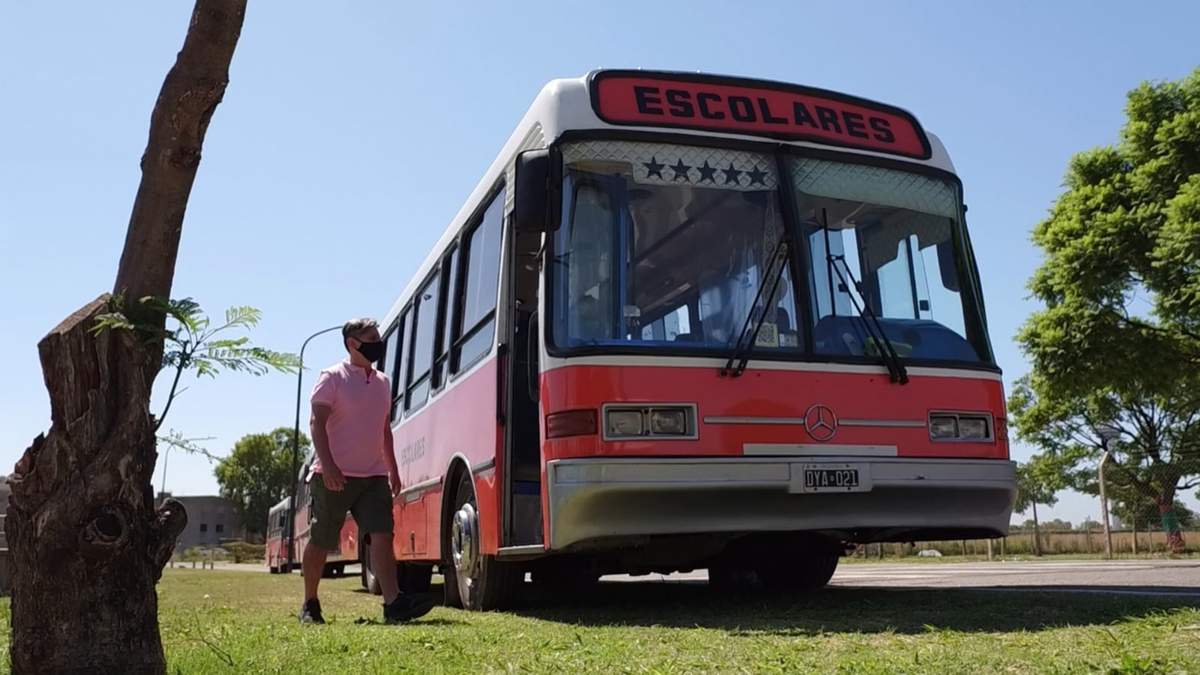Transporte escolar. Fuente: (Twitter)
