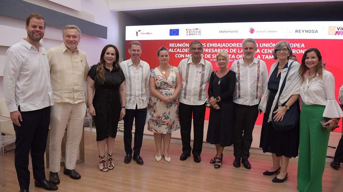 Exponen ventajas competitivas del norte de Tamaulipas a embajadores