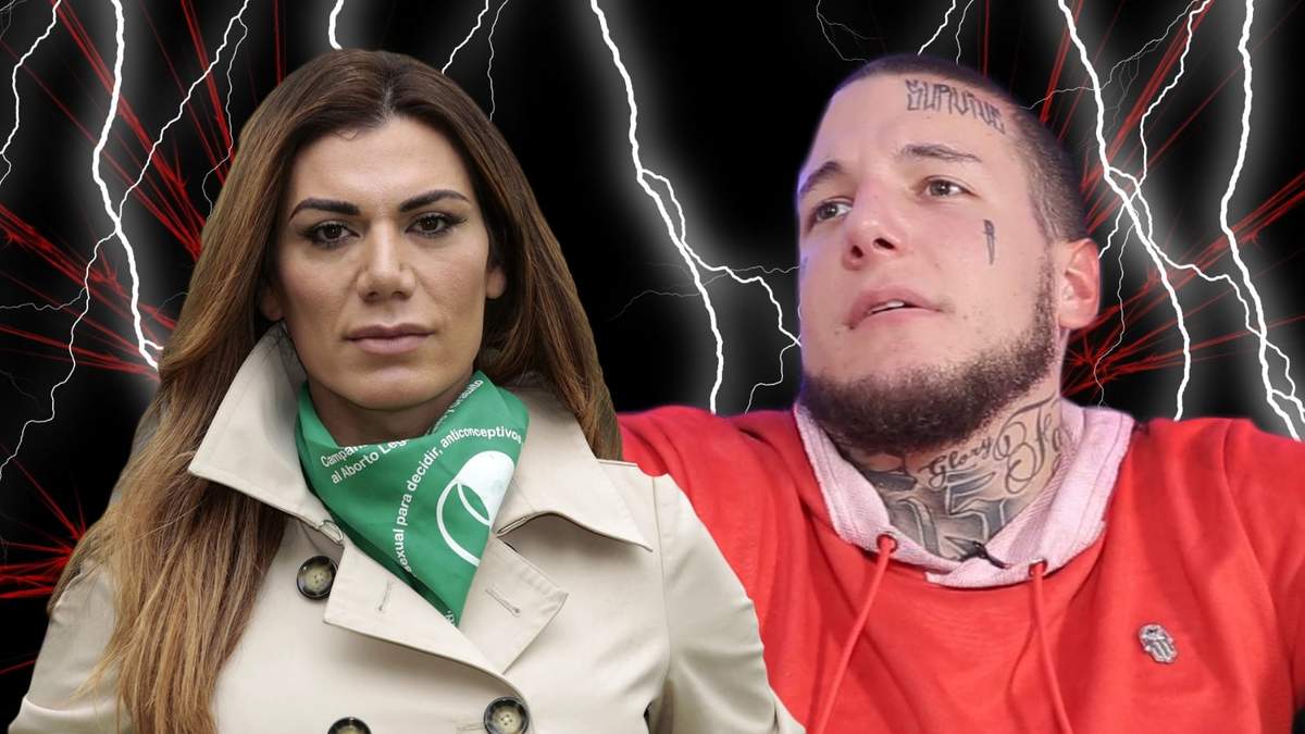 Alex Caniggia y Flor de la V. Fuente: (Minuto Neuquén)