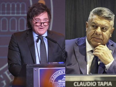 Javier Milei volvió a apuntar contra la AFA y comparó a Claudio Tapia con Nicolás Maduro