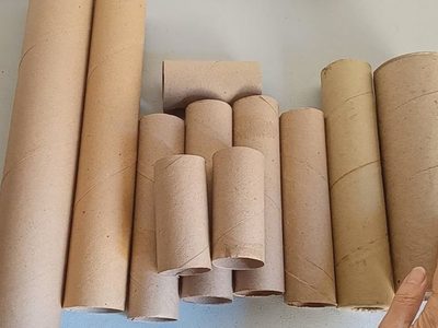 Con 2 tubos de cartón y tapas de frascos vacíos: creá estos hermosos floreros con estilo Pinterest