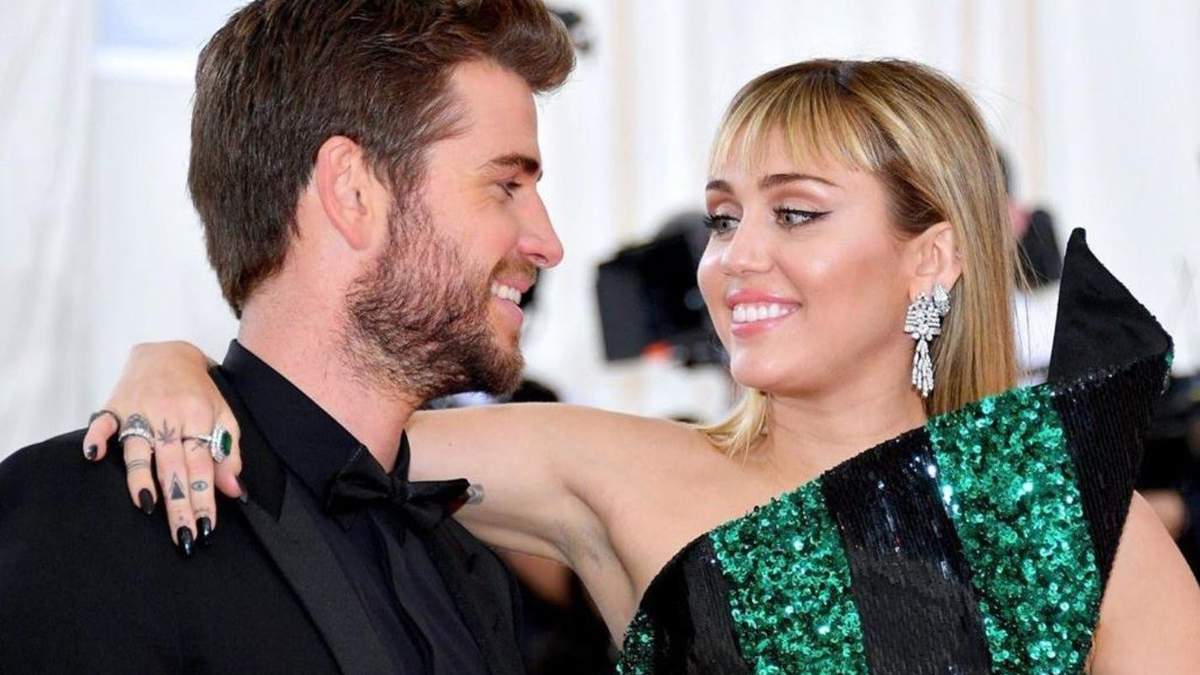 Liam Hemsworth y Miley Cyrus. Fuente: (Twitter)