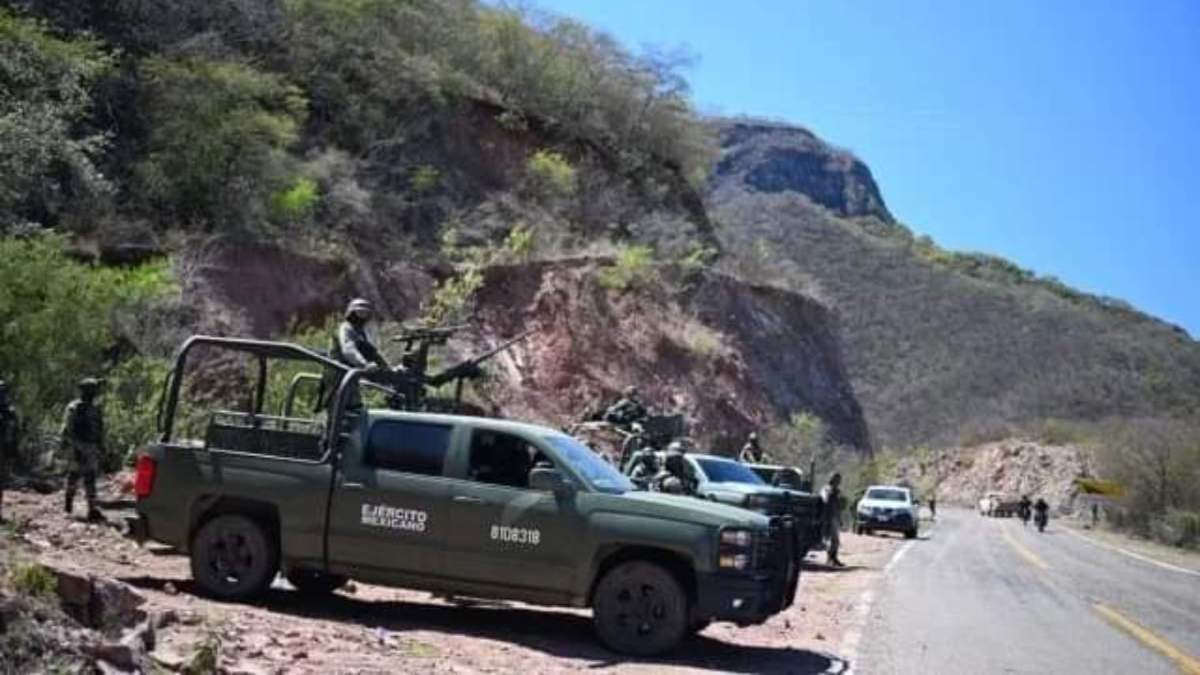 Elementos del Ejército en Badiraguato