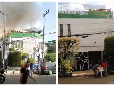 Afirman que casa en llamas es de familiares de Martí Batres; esto dijo el jefe de Gobierno