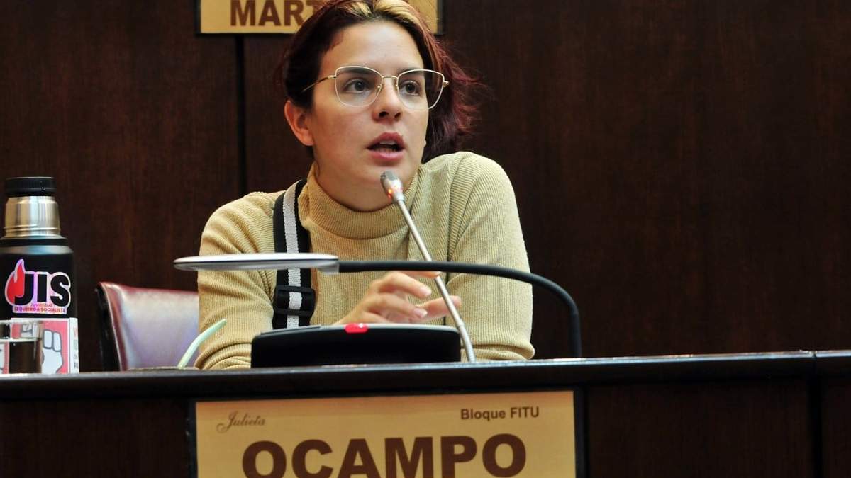 La diputada provincial de Neuquén del Frente de Izquierda, Julieta Ocampo. Fuente: (Legislatura de Neuquén)