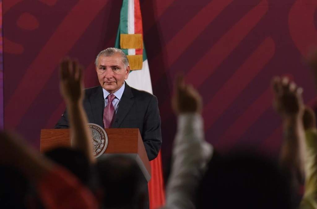 El titular de Segob en la conferencia matutina