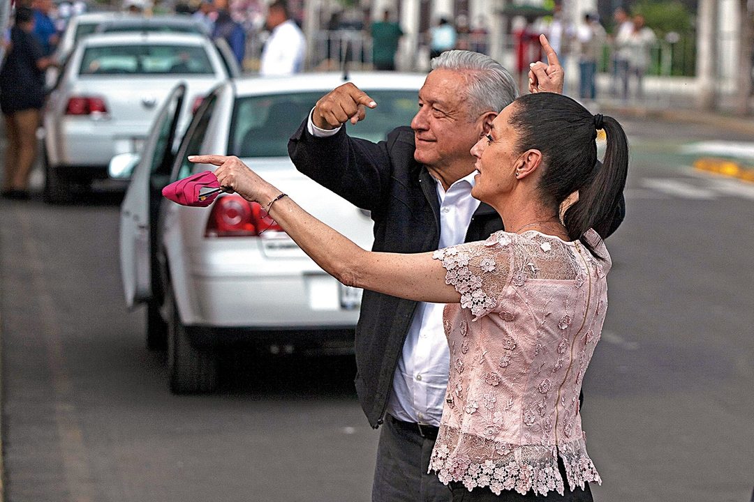 AMLO Sheinbaum Foto Miguel Dimayuga