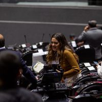 Andrea Chávez acusa a diputados panistas de abandonar la Cámara tras el veredicto a García Luna