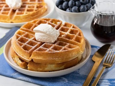 Cómo preparar waffles salados