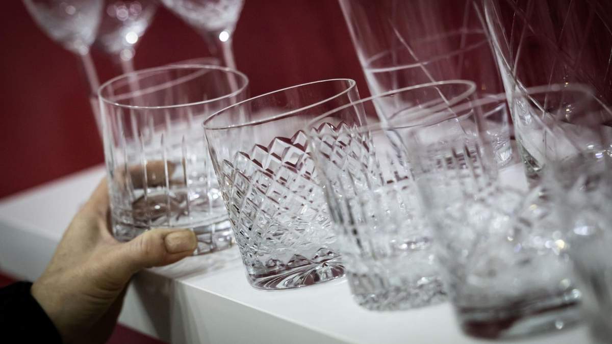 Vasos de vidrio. Fuente: (Instagram)