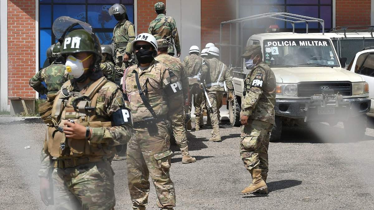 Policía Militar Argentina. Fuente: (Twitter)