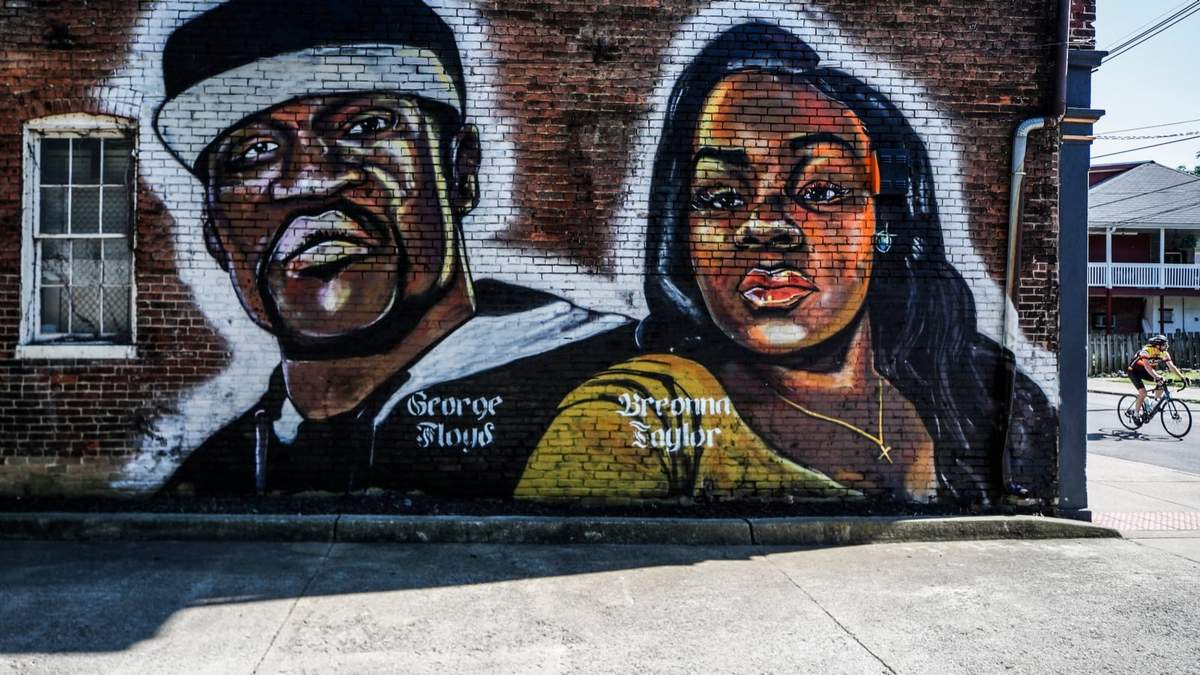 George Floyd y Breonna Taylor, dos de los rostros de las protestas contra el racismo en Estados Unidos. Fuente: (Twitter)