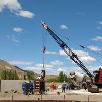 Continúan los trabajos en el nuevo puente de La Rinconada
