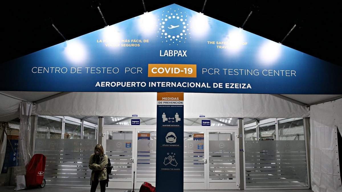 El Aeropuerto Internacional de Ezeiza. Fuente: (Twitter)