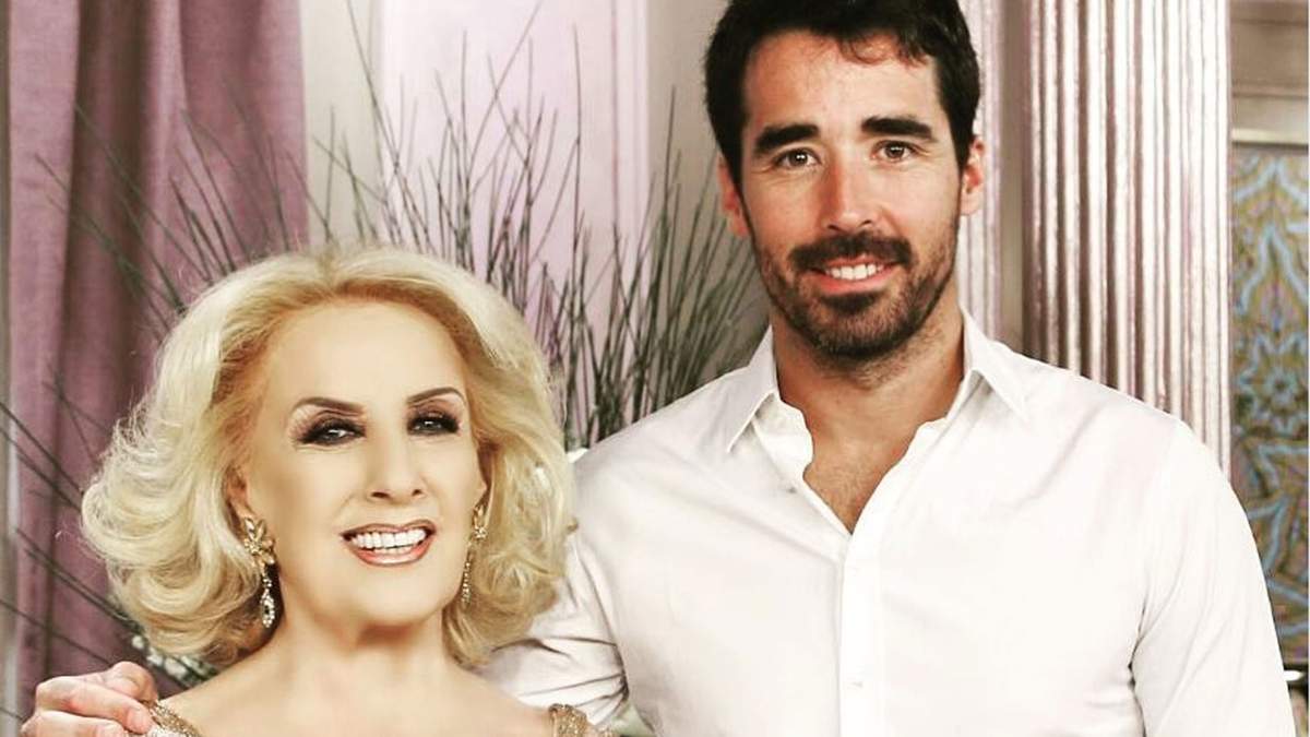 Nacho Viale y Mirtha Legrand. Fuente: (Instagram)
