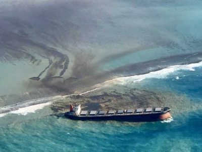 Desastre ambiental en la isla Mauricio por derrame de petróleo