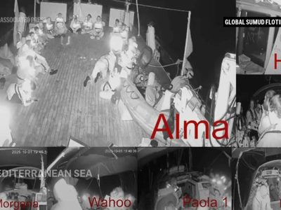 Israel intercepta flotilla humanitaria que va rumbo a Gaza, dicen activistas