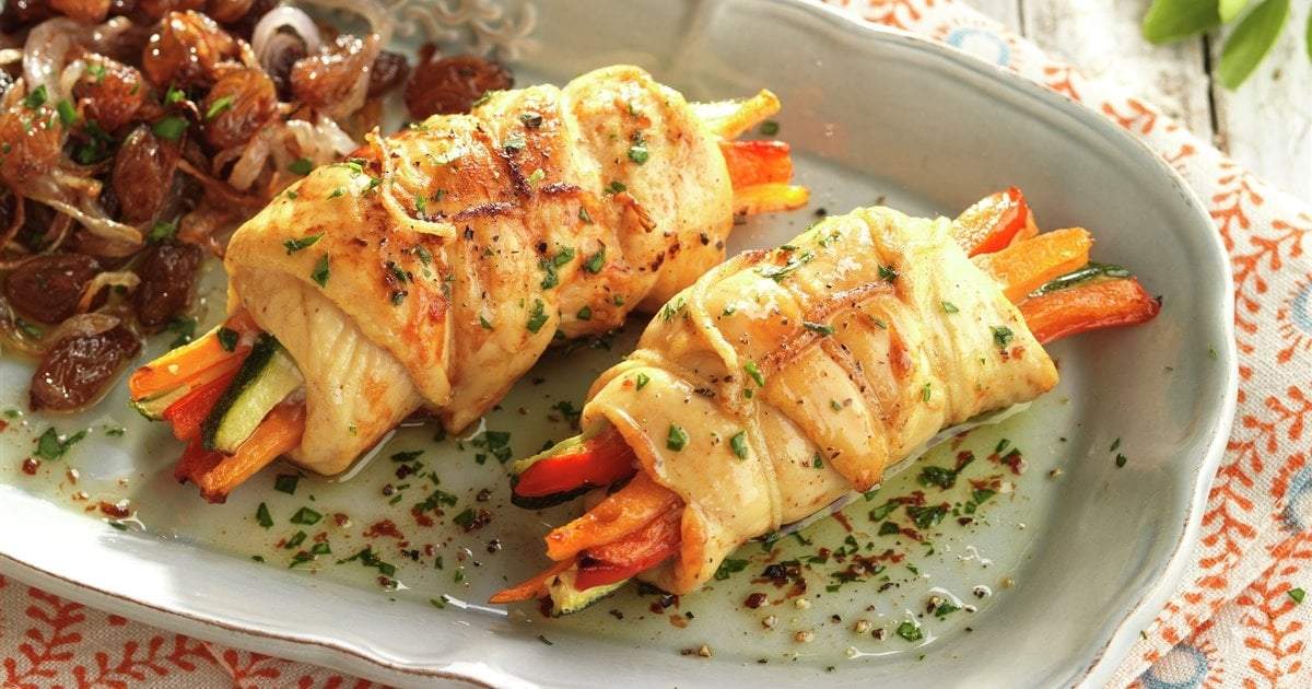 Arrolladitos de pollo. Fuente: (Instagram).