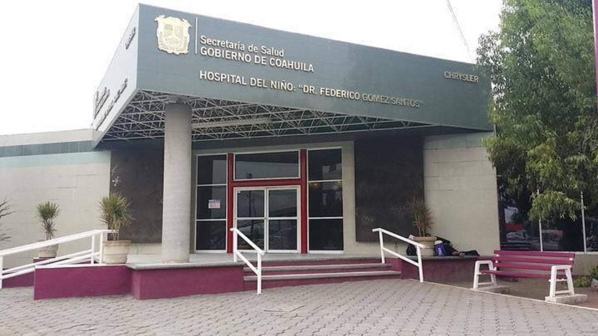 El niño fue llevado al Hospital del Niño “Federico Gómez Santos” de Saltillo