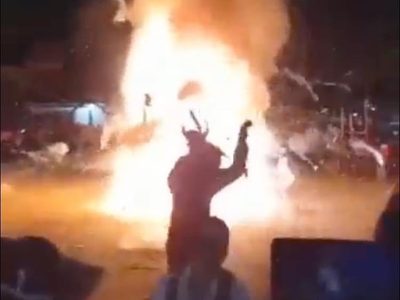 Explosión de pirotecnia deja 12 lesionados en ritual de Xantolo en Hidalgo