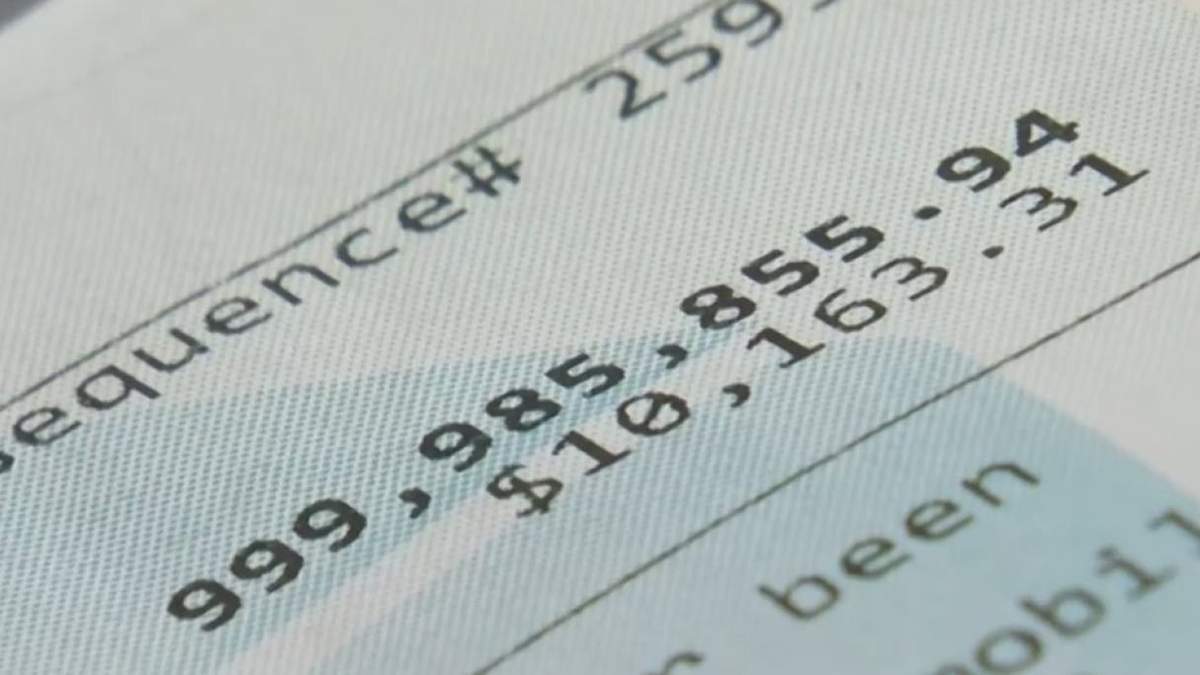 Supuesto ticket que Julia recibió del banco